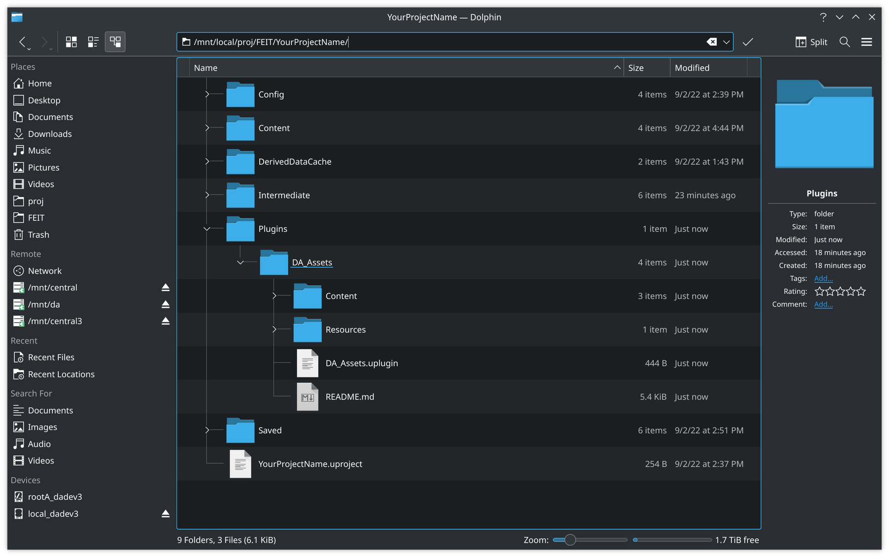 DA Assets Plugins Structure