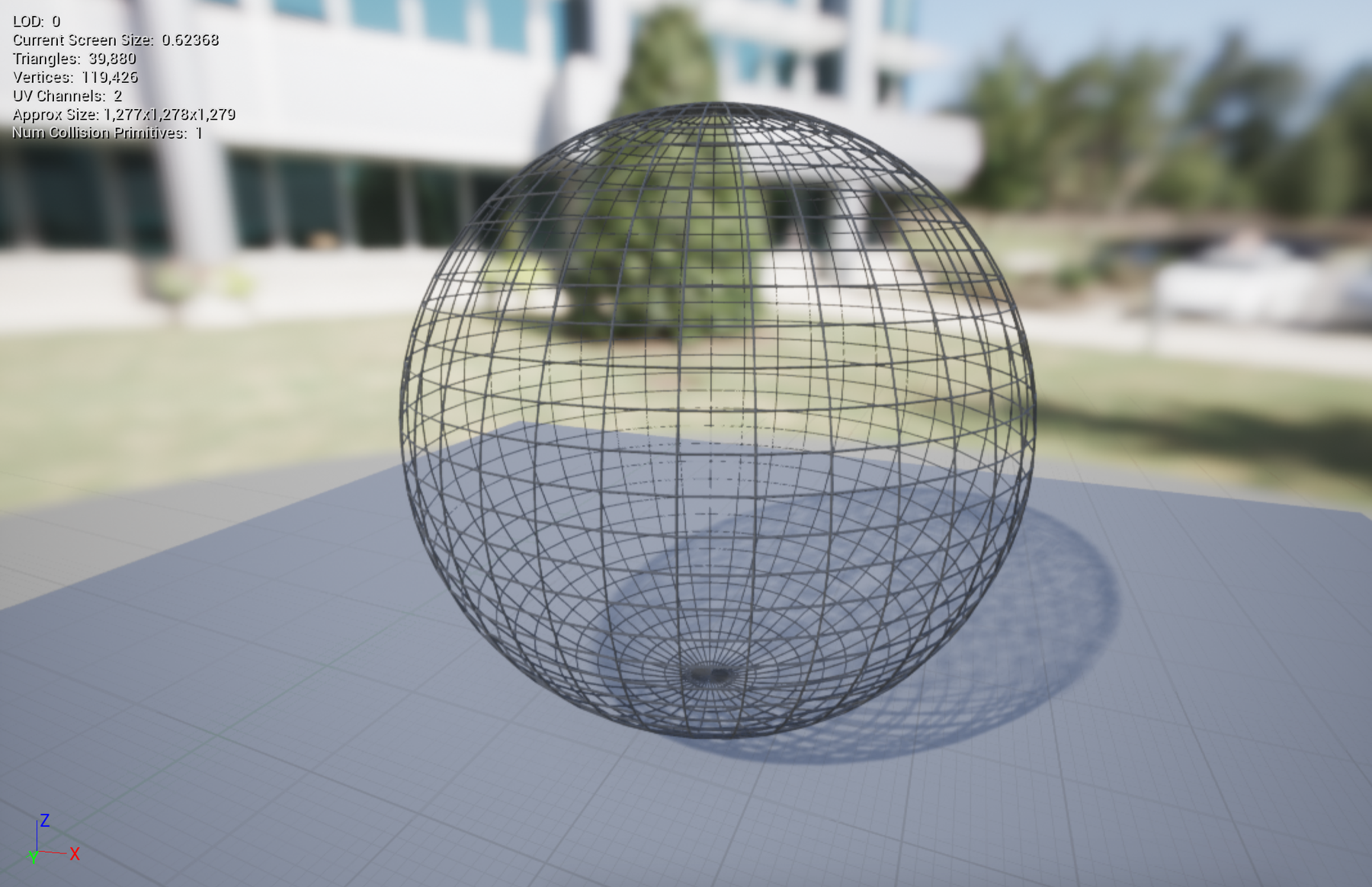 UE Tutorial - Earth mesh