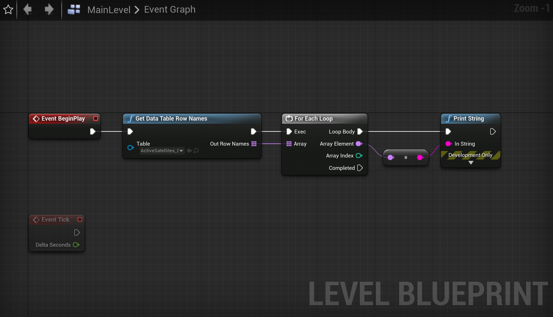 UE Tutorial - Get row names