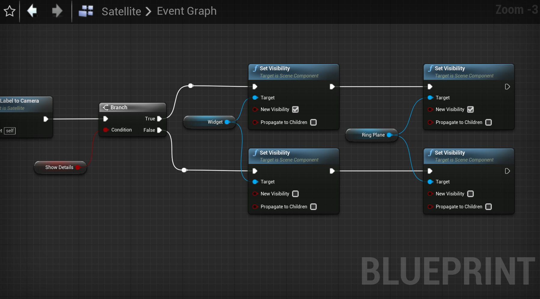 UE Tutorial - Toggle ring visibility